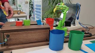 Robot Arm for RGB based sorting using Arduino