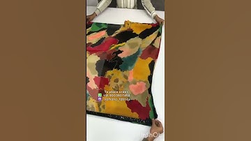 Chiffon sabyasachi print with sequence lace border Blouse - sequence work ₹1399 s