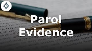 Parol Evidence Rule | Contract Law Resimi