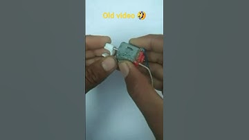 Normal motor ko vibration motor kaise banaen | DC motor experiment | #shorts