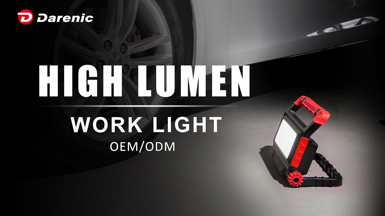High lumen professional work light with power bank function