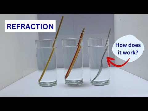 REFRACTION of LIGHT EXPERIMENT | The Bending Pencil Explained