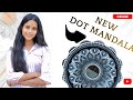 DIY Mirror Mandala Art Tutorial | Black & White Dot Mandala for Beginners