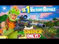 The SNIPER *ONLY* CHALLENGE in Fortnite Chapter 5!