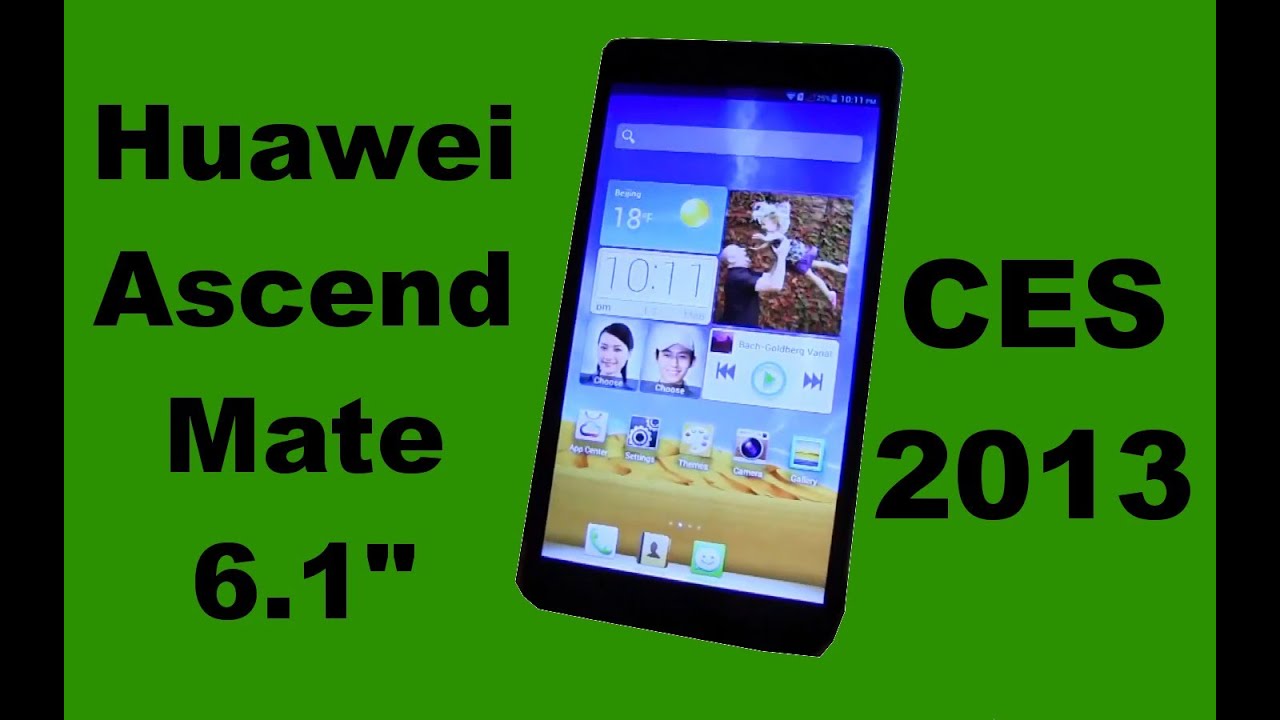 CES 2013: Huawei Ascend Mate 6.1"