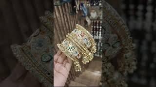 festival special bangles set ♥️ bangles set design green 💚 red ♥️ yellow