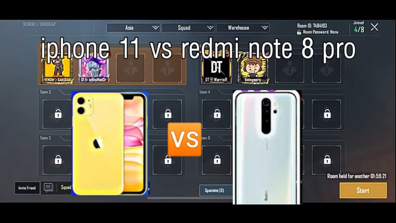 Xiaomi Redmi Note 8 Vs Iphone 11