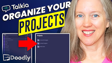 How to Organise Talkia Project in the Folders [Talkia V1.4.17 Tutorial]