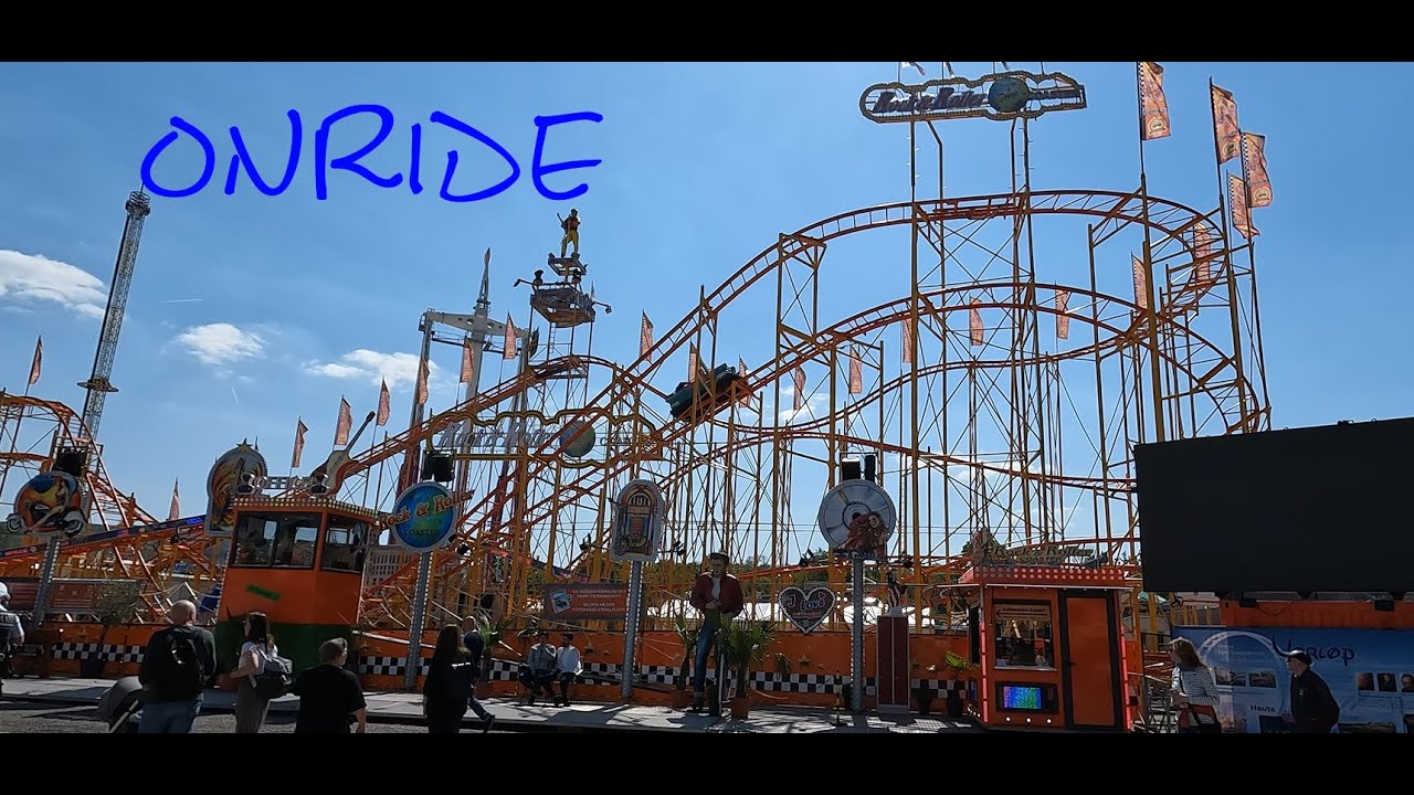 Rock & Roller Coaster - Vorlop (Onride/POV) Frühlingsfest Stuttgart | 4k 60fps