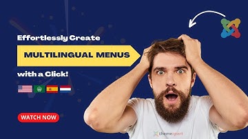 How to Create a Multilingual Website in Joomla 4- Part-6: Multilingual - Create Menus