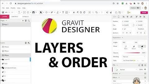 Gravit - Layers and Object Order