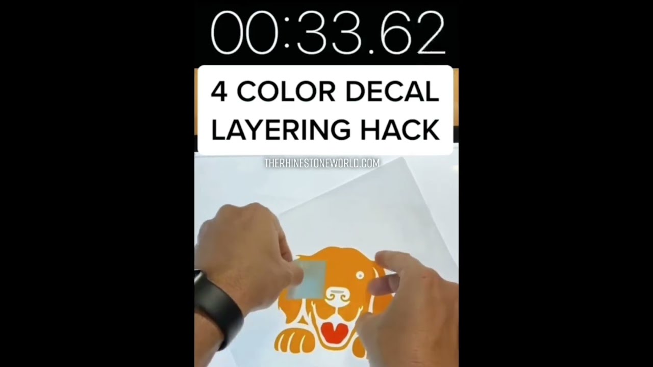 Try Our Favorite Layering Decal Hack Viral Customdecals Permanentvinyl