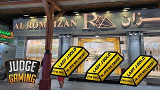 All Gold Everything - (Al Romaizan Jewelry Store) - Dubai Gold Market Gold Souq Store Tour - 2021