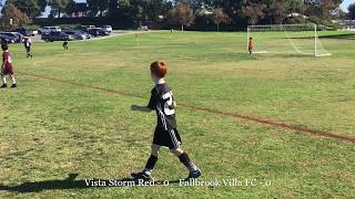 2019 10 26 #3 Highlights   Vista Storm B2011 Red vs Fallbrook Villa FC