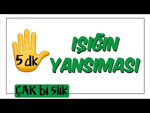 5 dk'da Işığın Yansıması | Çak Bi 5lik