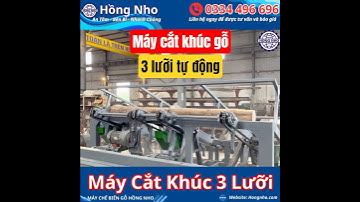 ✅MÁY CẮT KHÚC 3 LƯỠI TỰ ĐỘNG – GIẢI PHÁP ĐỘT PHÁ CHO XƯỞNG GỖ