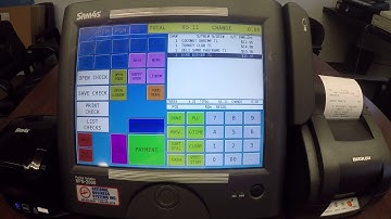 Voiding items in a guest check using the SAM4s SPS-2000 for a table service restaurant.