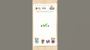 Brain Test Level 82 Make this equation correct