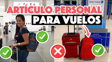 ¿Puede una bolsa de viaje ser un artículo personal?