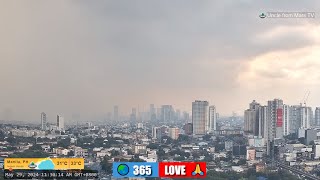 PHILIPPINES Live Camera May 29, 2024 (WED) Sunrise Weather CAM Manila 12:00AM [ Lofi ]