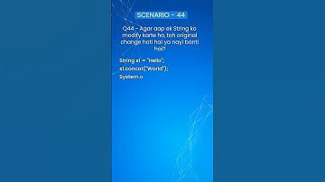 Java String Immutability Explained | Interview Scenario #java #shorts