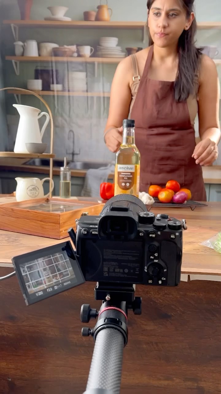 Cinematic oil commercial ?✨ #bts #food #cinematic #commercial #creativecommercials #oil