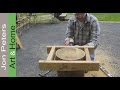 How to make a level cut with a Chainsaw - creating outdoor workspace