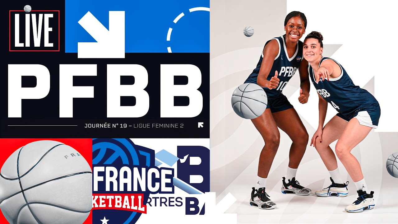 [LIVE Pôle France BasketBall] Ligue Féminine 2 PFBB 🆚 C'Chartres Basket Féminin