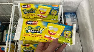 Eating the SpongeBob Popsicle