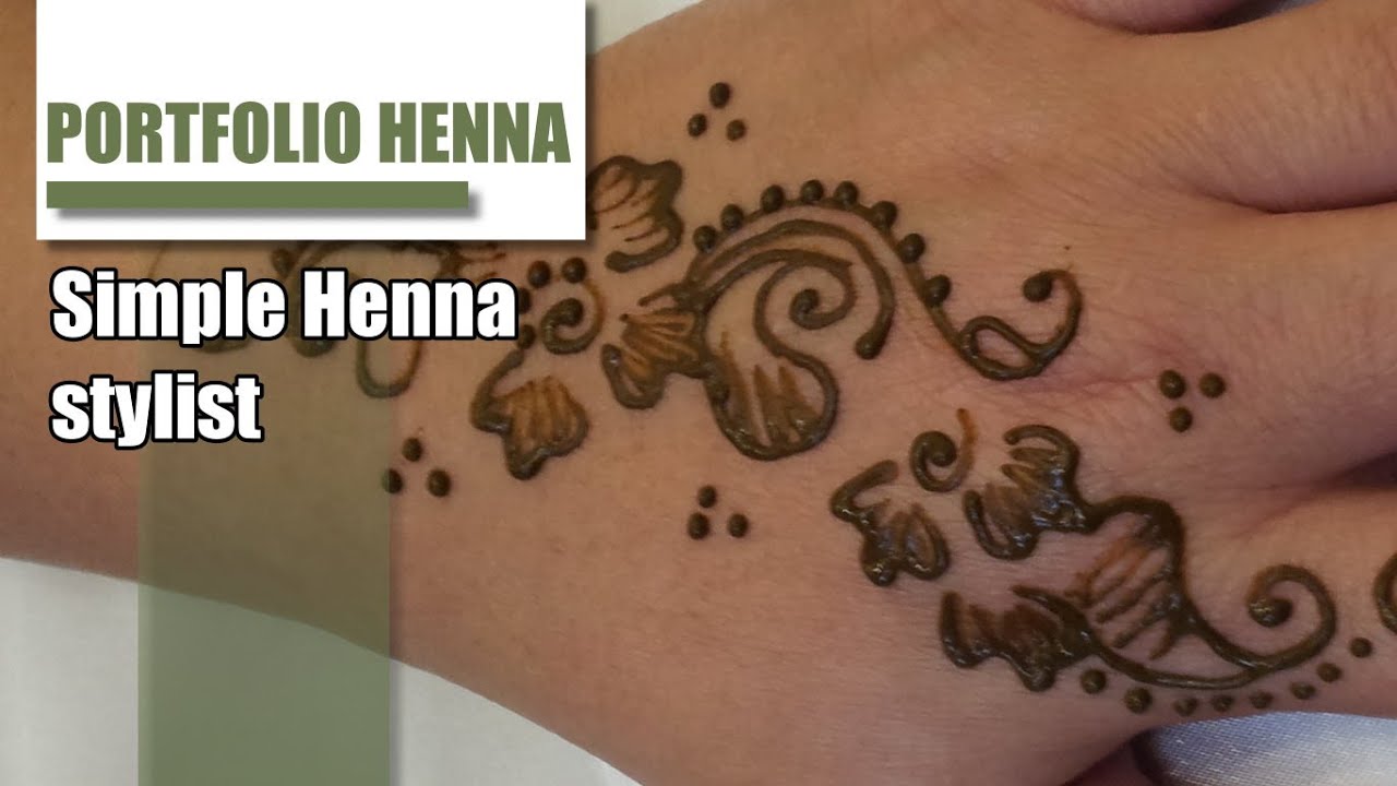 Simple Henna Design Collection 02 YouTube