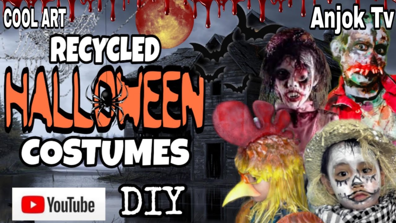 Halloween Recycled Costume Contest Scariest Cutest DIY Champion