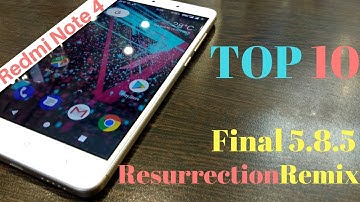 Redmi Note 4: Final Resurrection Remix (7.1.2) Top Features | Hindi