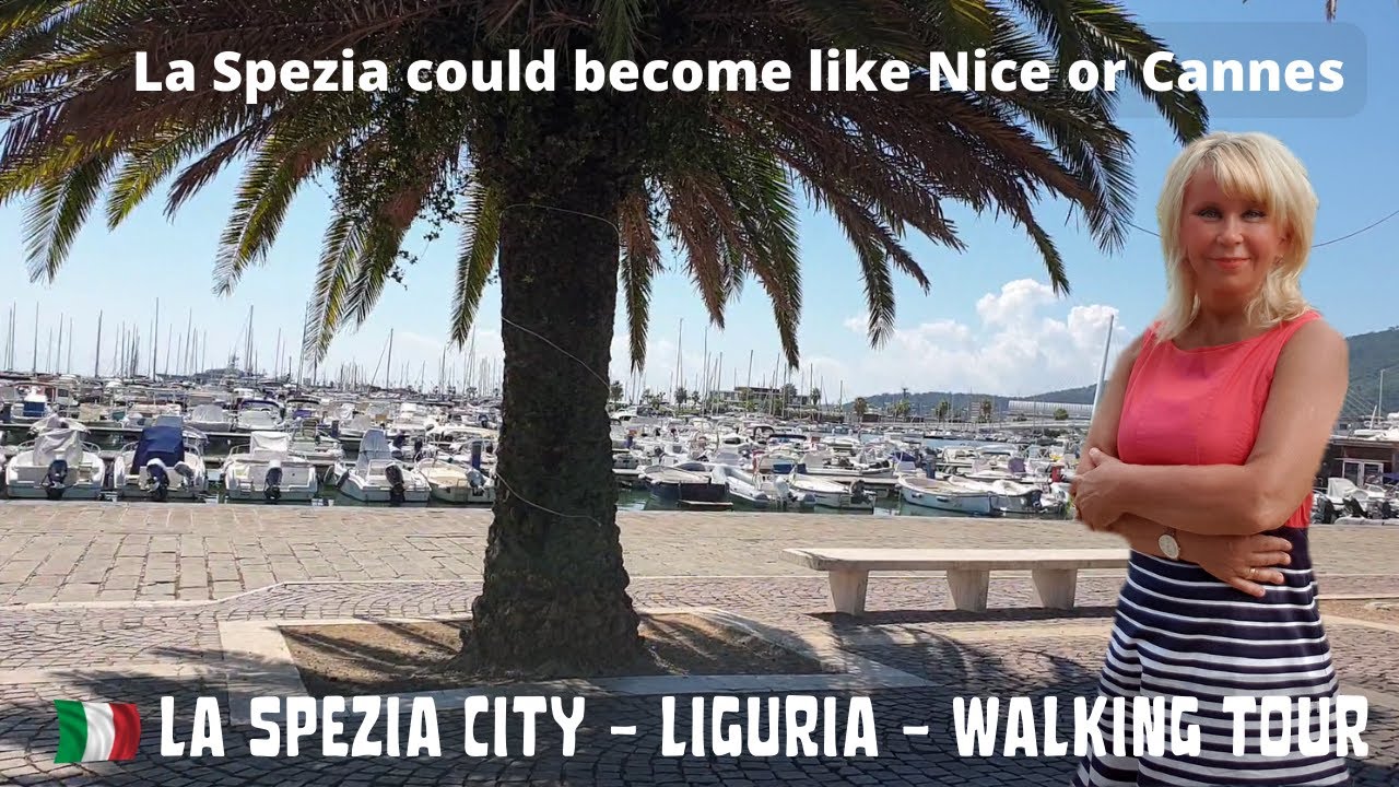 🇮🇹La Spezia, Italy Walk Tour on The Central Streets of La Spezia