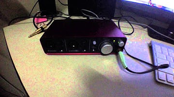 Troubleshooting The Focusrite Scarlett 2i2