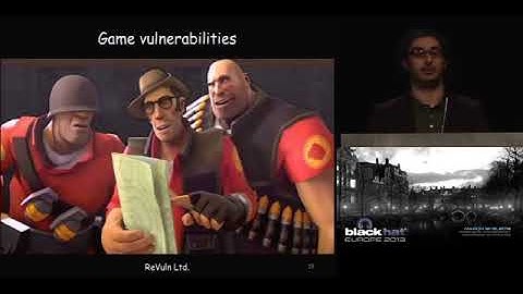 Multiplayer Online Games Insecurity Black Hat - Europe - 2013