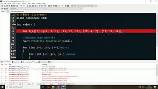 AlPro #11 Array Dua Dimensi (Matriks)