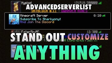 🔥How To Make Your MC Server Stand Out! *Advanced Server List*