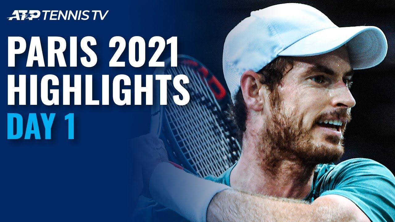 Murray vs Koepfer in EPIC; Fognini, Karatsev, Norrie Feature Paris Masters 2021 Highlights Day 1