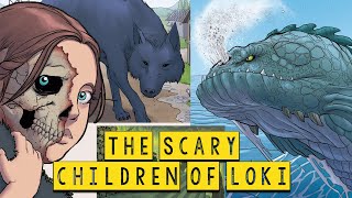 The Scary Children of Loki - Norse Mythology Stories in Comics - See U in History