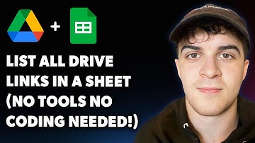 How to List All Google Drive Links in a Google Sheet (no Tools No Coding Needed!) (Full 2025 Guide)