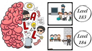Brain Test All Star : Level 183 , 184 – How to Solve? (Walkthrough)