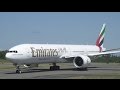 Emirates 777-300ER Departs KPAE for Boeing Centennial Lineup