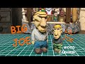 Wood Carving Big Joe with help from Little Joe Part 2 (Conclusion)  Easy for Beginners