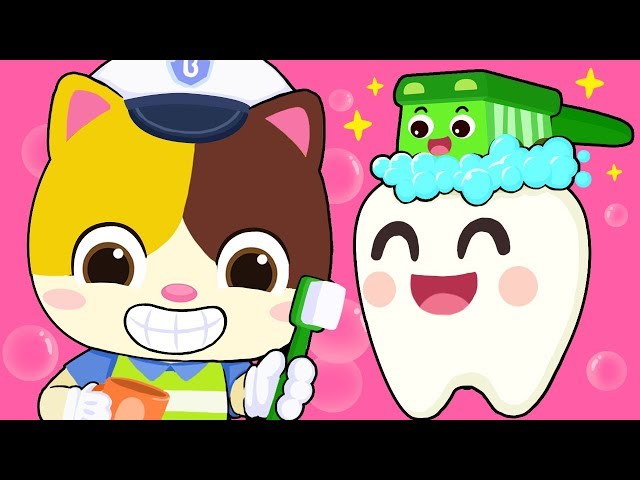 【なな☆いろページ】「歯を磨こう♪」 「ベビーず♡」 生活習慣】はみがきのうた☆ちゃんと歯を磨こうね | よい生活
