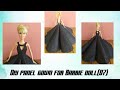 Diy panel gown ball gown for Barbie doll(07)|Nunu Seo