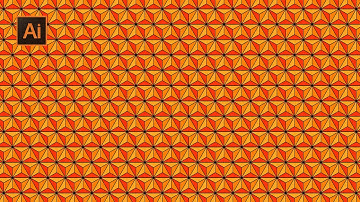 Adobe Illustrator tutorial- How to create Triangle pattern design in illustrator