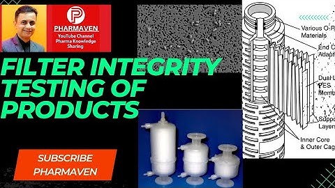 Filter integrity test of Product #filtration #sterile #fda  #integrity @Pharmaven #filterintegrity