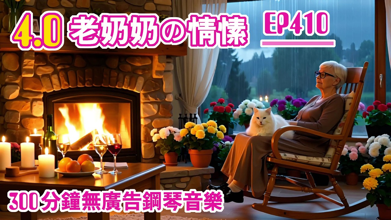【300分鐘の鋼琴音樂】4.0 老奶奶の情愫｜單支音樂，無廣告鋼琴音樂， 長時間療癒，可放置陪伴。