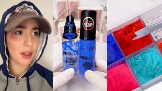 #99 ASMR Reparación De Maquillaje Satisfactoria l NUEVOS TIKTOK DE LEYDIS l Historia De Comedia