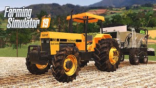 VALMET 138 APLICANDO CALCÁRIO NA LAVOURA | Farming Simulator 19 | Agronópolis